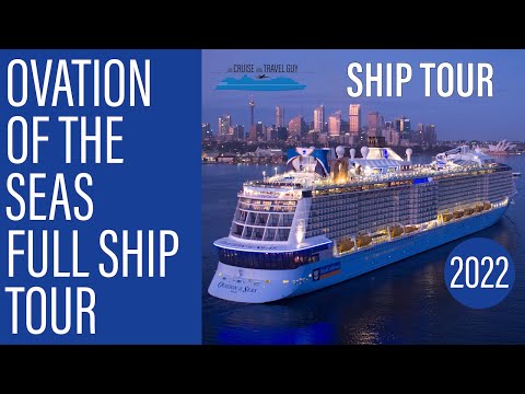 OVATION OF THE SEAS FULL SHIP TOUR: 2022 Bottom to Top Walk-Through and Explanation Video Thumbnail