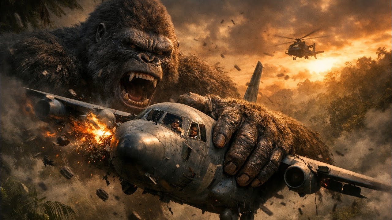  King Kong Attacks US Army Plane Aircraft Vanishes on Radar