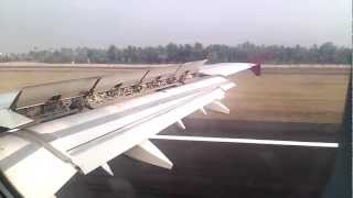 QATAR AIRWAYS landing in COCHIN INTERNATIONAL AIRPORT