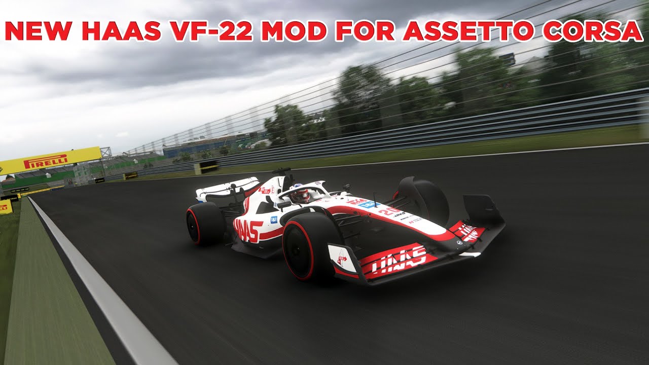 New Haas VF-22 Mod for Assetto Corsa! - YouTube