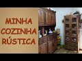 #TOUR PELA MINHA #COZINHA #RÚSTICA + #PLANTAS