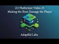 Unity 2D Platformer Tutorial Series Part 25 | Boss Fire Breath and Tail Whip Damage to Player