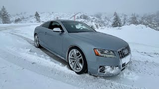 AUDI S5 v snehu na letnych gumach | Moj dlhodoby verdikt - KOZA BOBKOV CARS