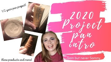 Project Pan Intro 2020: Half Year Pan Project #ProjectPan