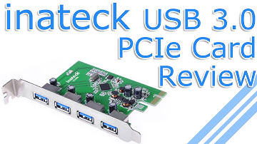 inateck 4 port USB 3.0 PCIe card Review