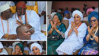 A Bold Prophecy! "In 3 Months, We'll Be Here for Your Twins!" - See the Ooni's Wives' Reaction!