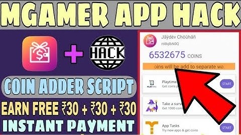 MGamer App Unlimited Refer Trick || MGamer App Coin Adder Script || MGamer Wallet Hack || MACK MONEY