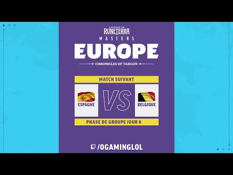 LOR Masters Europe Groups W3D2 - Belgique vs Espagne