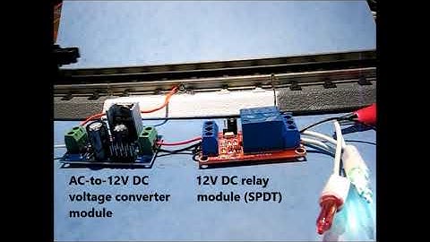 O gauge insulated rail 12v relay using inexpensive eBay modules