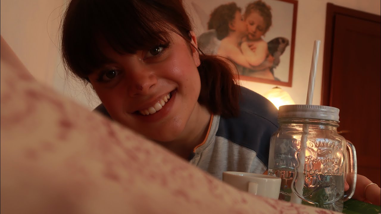 UN DOLCE RISVEGLIO, TI PREPARO PER ANDARE SCUOLA (trucco e parrucco) 🌅🎒🎶 | con musica | ASMR ITA