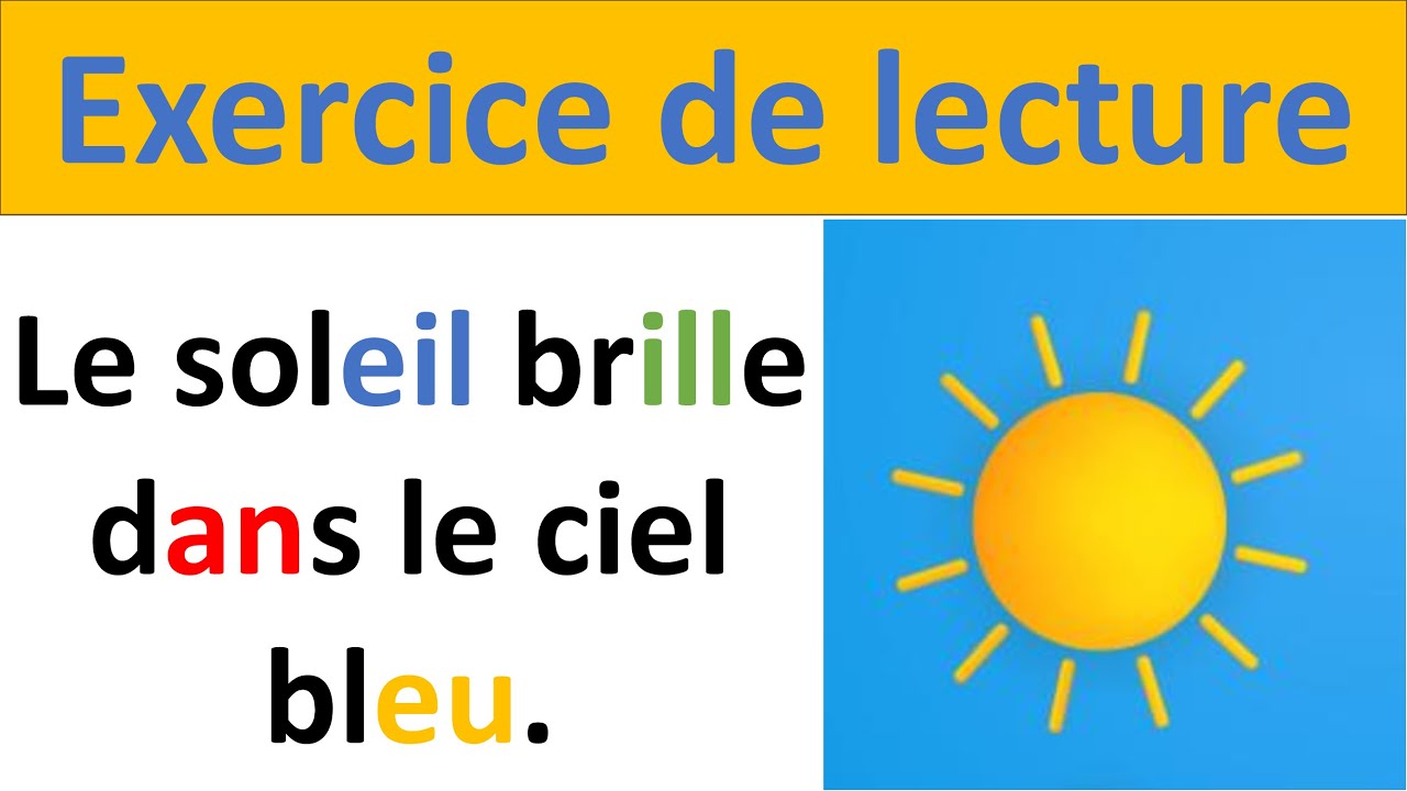 Lecture facile – 10 phrases à lire | Épisode 1