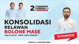 KONSOLIDASI RELAWAN BOLONE MASE