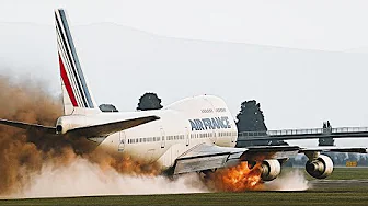 Boeing 747 Collapses on Landing at Rio Airport – Air France Flight 091