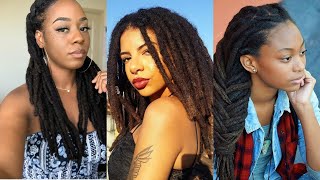 BEAUTIFUL WOMEN WITH THICK LOCKS I LOC COMPILATION I THICK LOCS INSPIRATION