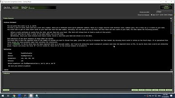 TopCoder Open 2019 Finals screencast