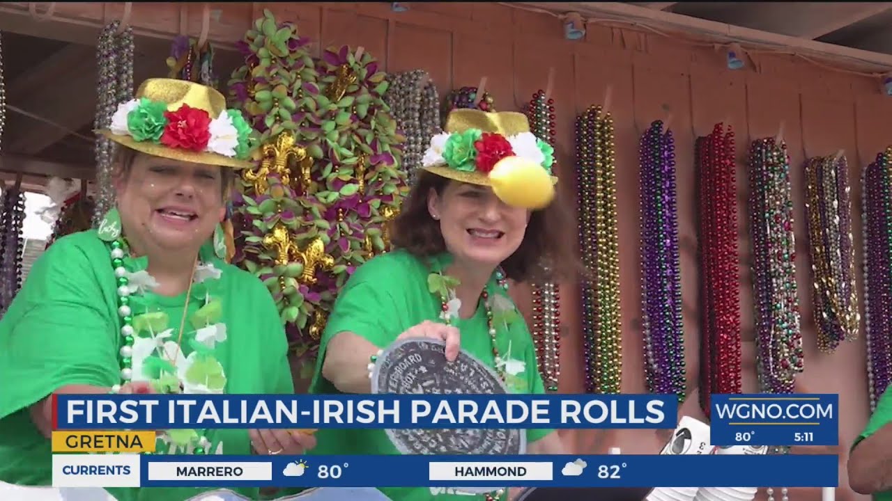 Gretna’s first ItalianIrish parade by hundreds YouTube