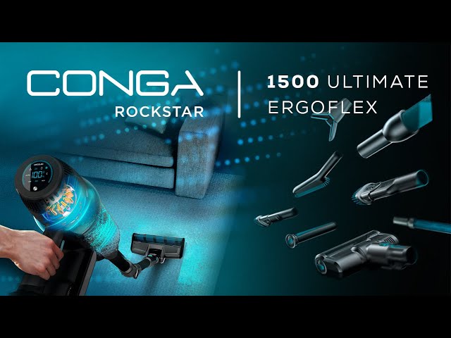 Aspirador motor digital Conga Rockstar 1500 Ultimate ErgoFlex 