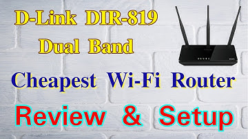 D-Link DIR-819 Dual Band 750 Mbps Router Review & Full Setup Configuration Guide 2020 🔥️ | Som Tips