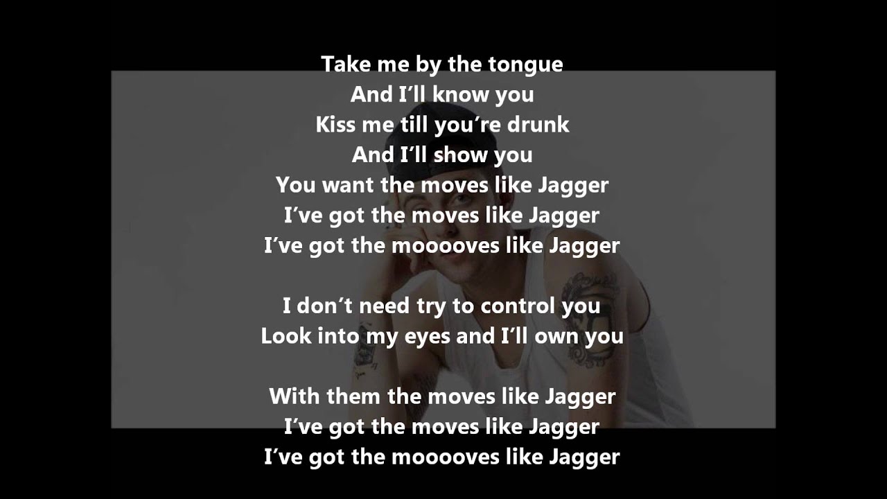 Moves Like Jaggerremix Lyrics Free Download Maroon 5 Ft Mac Miller Christina Aguilera