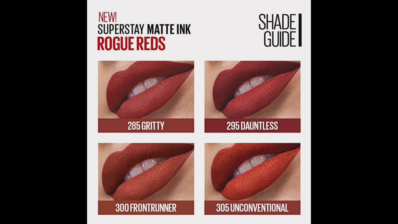 maybelline superstay matte ink dauntless