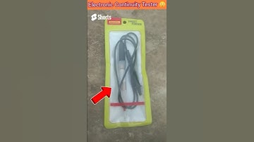Fault Finder machine || Electronic continuity Tester 😁 #shorts #continuitytester