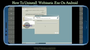 How To UnInstall Webinaria. Exe On Android  || Vk7projects || Exagear Windows Emulator