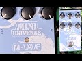 Mvave mini universe ambient budget reverb pedal all modes