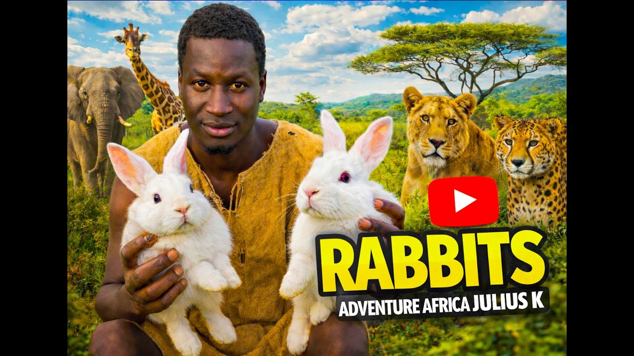 🐇 Giant Rabbits in Africa! Holding the Cutest Rabbits Ever | Adventure ...