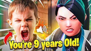 I met the FUNNIEST TOXIC KID in Valorant….
