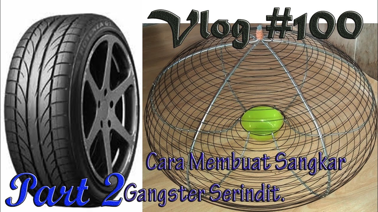 Sangkar Serindit Dari Besi Tayar Kereta _ Vlog 