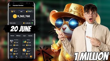 Hamster Kombat Daily Cipher Unlocked 20 june #hamsterkombat Morse Code 1 million Coins #cipher