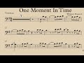 One Moment In Time Trombone Play Along Sheet Music Partitura