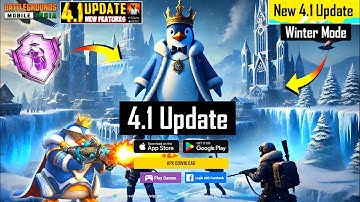 BGMI 4.1 WINTER UPDATE TRAIL ACHIVEMENT | BGMI 4.1 UPDATE NEW FEATURE |HOW TO GET 4.1 UPDATE IN BGMI