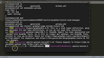 Building a GraphQL Server with Node.js & Prisma with Query and Mutation