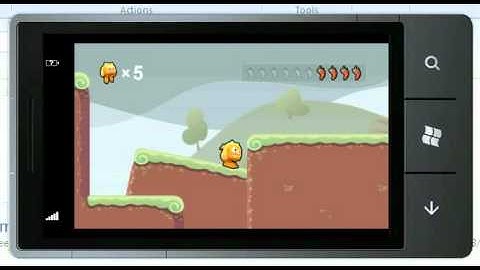 TorqueX Platformer Demo on Windows Phone 7