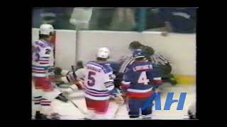 Nhl Dec. 9, 1979 Ron Duguay,Nyr V Clark Gillies,Nyi New York Rangers New York Islanders