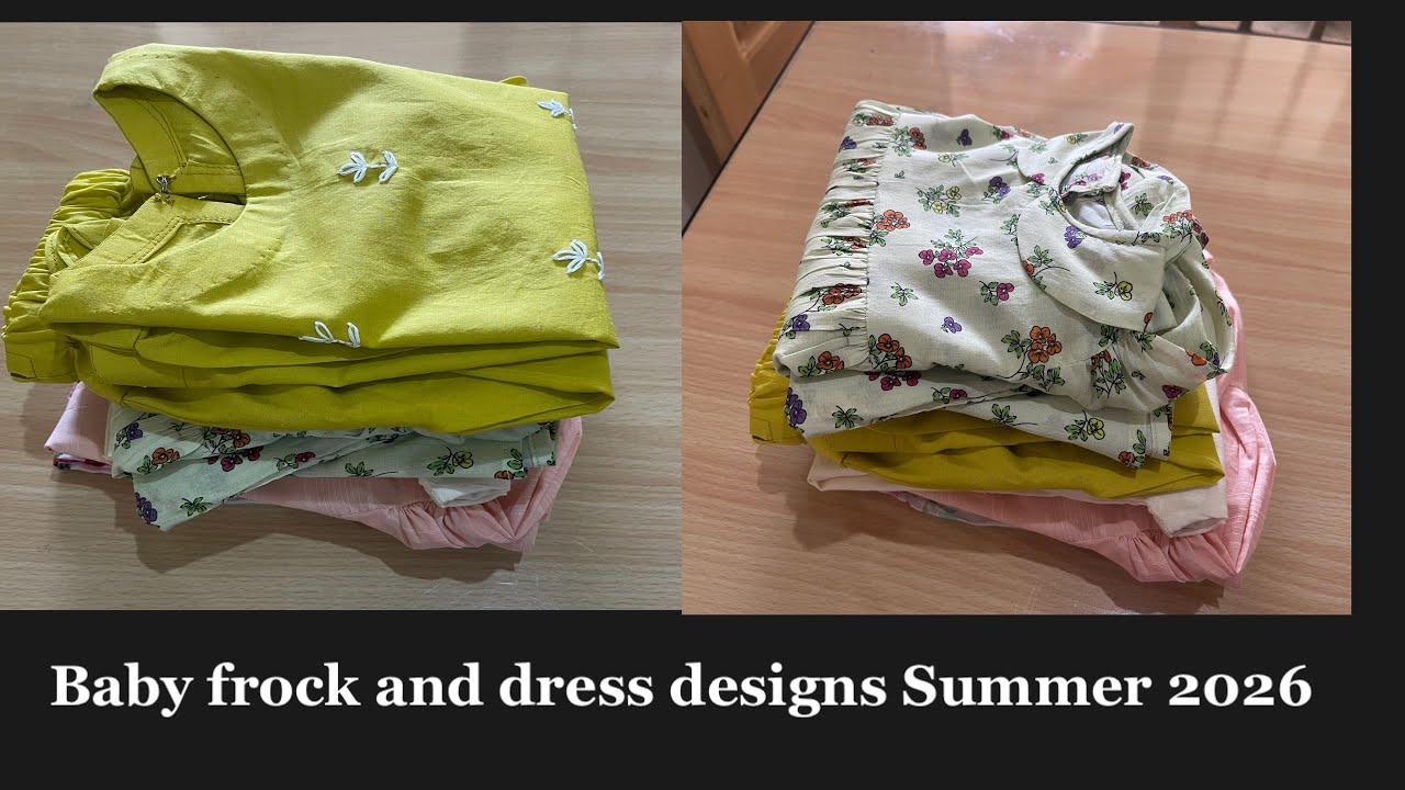 Beautiful SUMMER Dresses for 1 Year Old Baby Girls on Eid