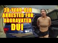 Bodycam DUI Arrest - 20-Year-Old Refuses All Sobriety Tests and Gets Charged with Aggravated DUI