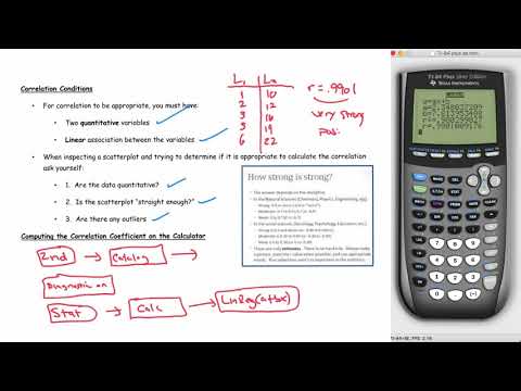 Computing Correlation Coefficient