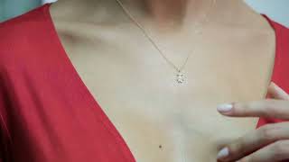 Altın Pırlanta Kız Çocuk Kolye - Minaliva In Irlanta