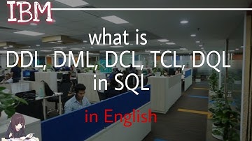 What is DDL , DML , DCL , DQL , TCL  in English class 4