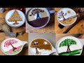 Coffee art barista arttree art