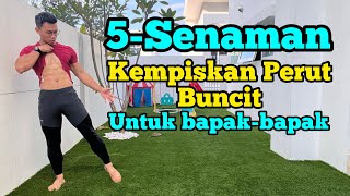 5 senaman kempiskan perut