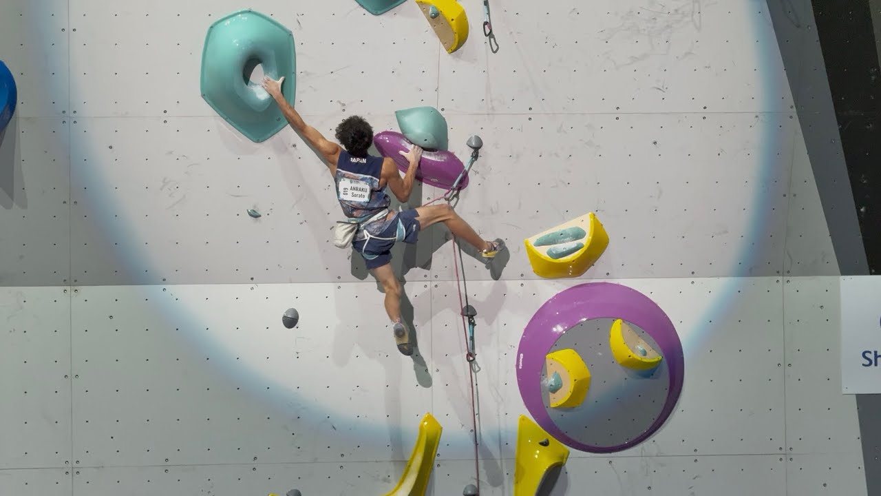 Phenom Sorato Anraku Climbs In The IFSC Climbing World Championships Seoul 2025 Lead Semi-Finals
