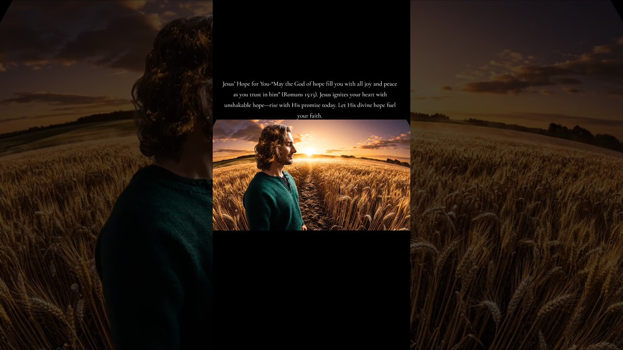 Jesus’ Hope for You: "Overflow With Hope" ☝️