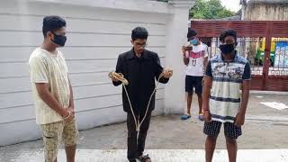 WORLD FAMOUS ROPE THROUGH BODY MAGIC DONE BY  #THE_WIZARD_SD  . by THE WIZARD SD 392 views 3 years ago 1 minute, 3 seconds