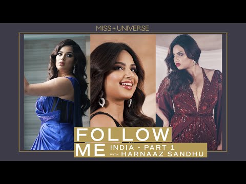 Harnaaz Sandhu HEADS BACK HOME TO INDIA | FOLLOW ME | Miss Universe