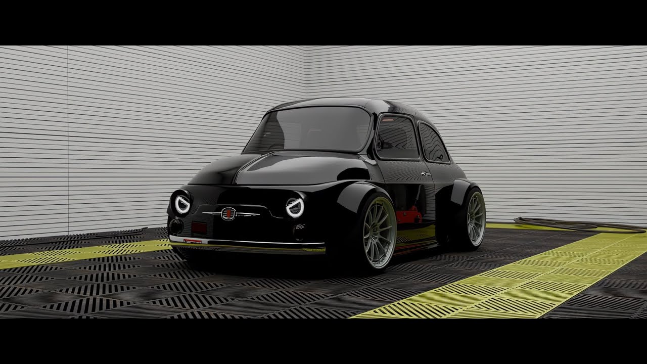 Um Fiat 500 widebody que abandonou tudo o que era original
