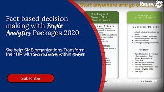 Fact based Analytics - SHARP People Analytics Packages 2020