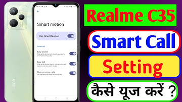 Realme C35 me smart call setting kaise on kare / how to on smart call setting in realme c35 me //